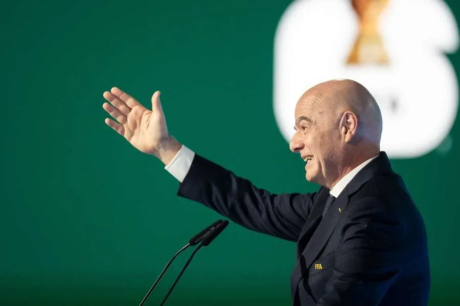 Infantino comparece en rueda de prensa